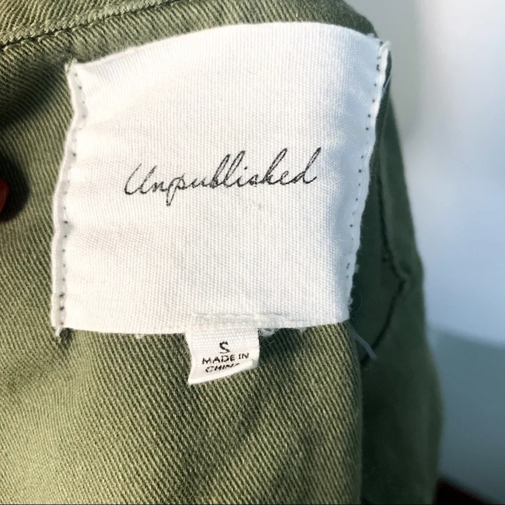 Unpublished Draped Utility Cargo Jacket - image 6